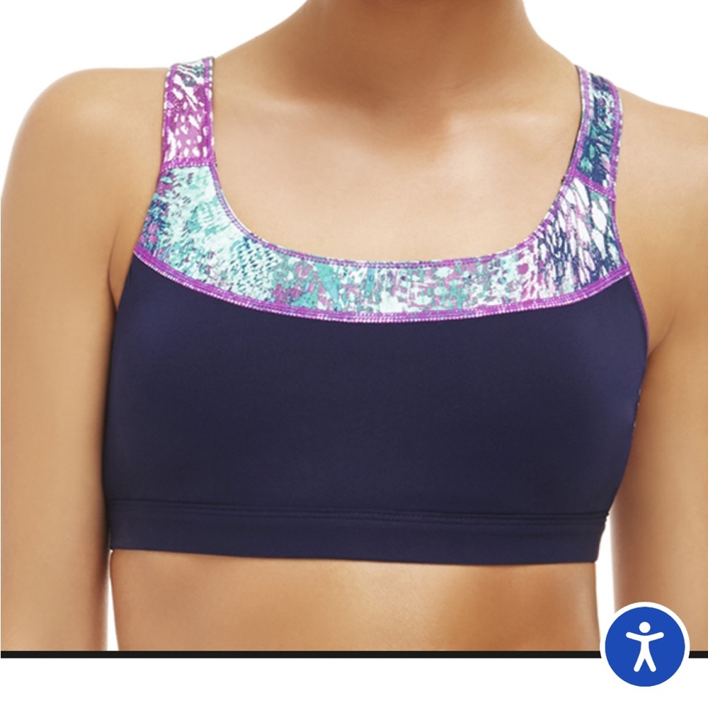 Fabletics sintra bra in Inkwell/Animal Impressions Print Multi size 2X